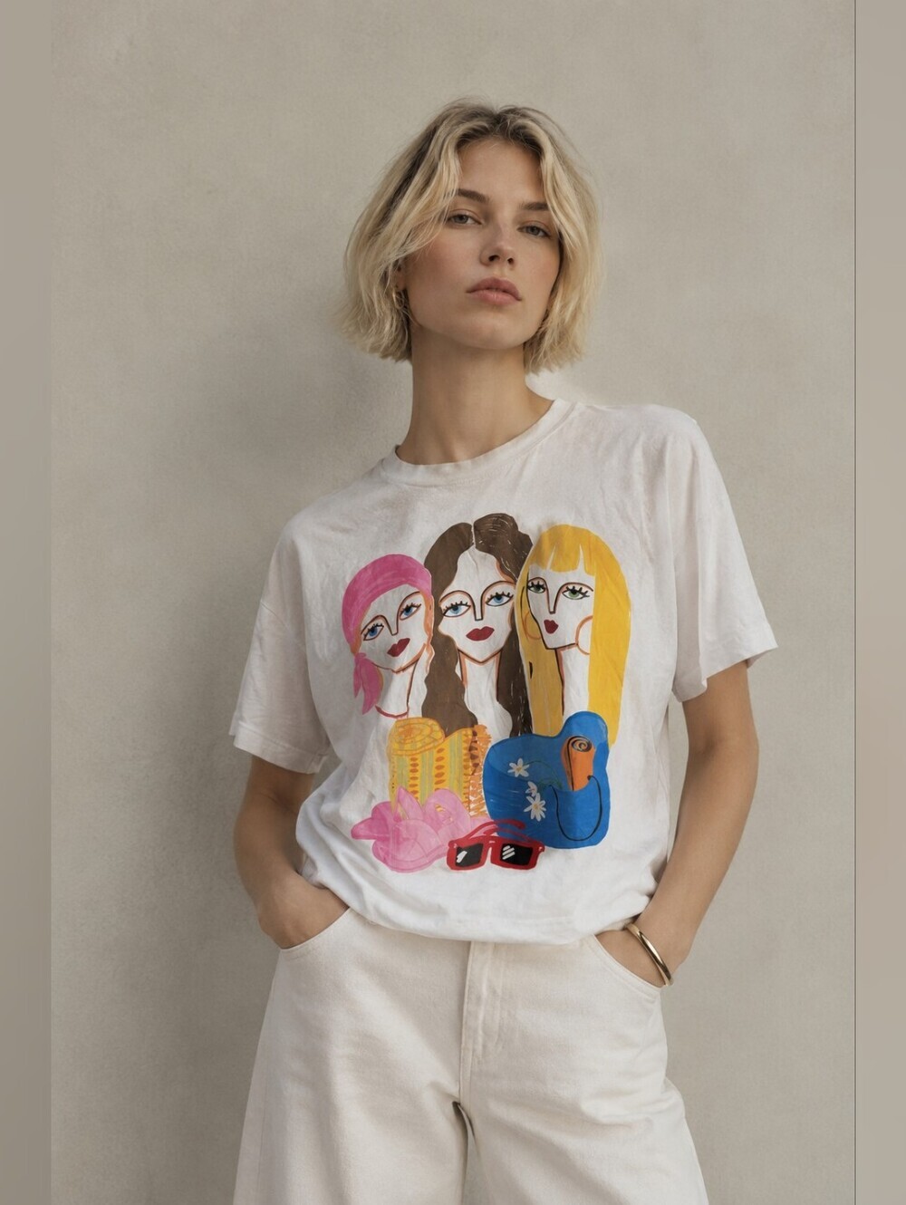 Zara Short Sleeve Graphic Tee